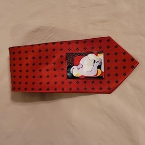 Le Reve The Dream Show Wynn Las Vegas Souvenir 100% Silk Red Necktie NWT